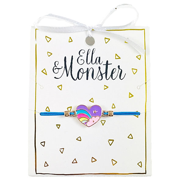 Ella & Monster Armband RAINBOW HEART