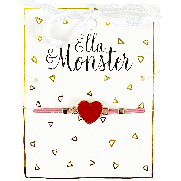 Ella & Monster Armband RED HEART