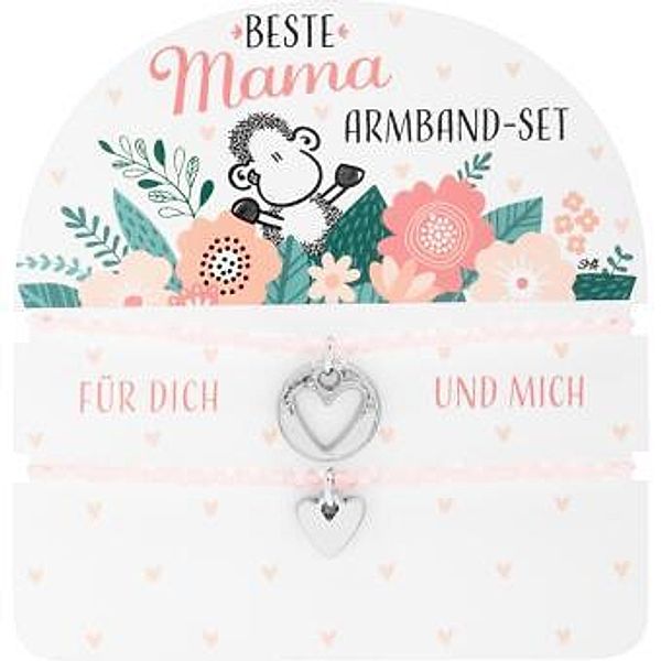 Armband-Set Motiv Sheepworld Beste Mama