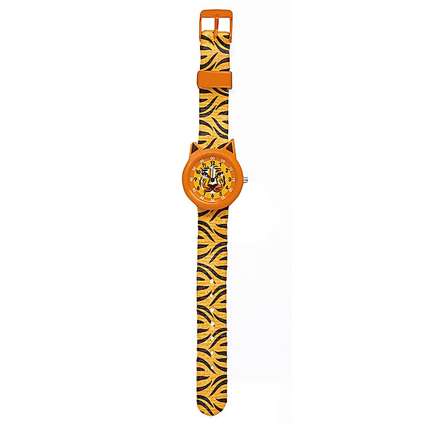 Djeco Armbanduhr TIGER in orangegelb