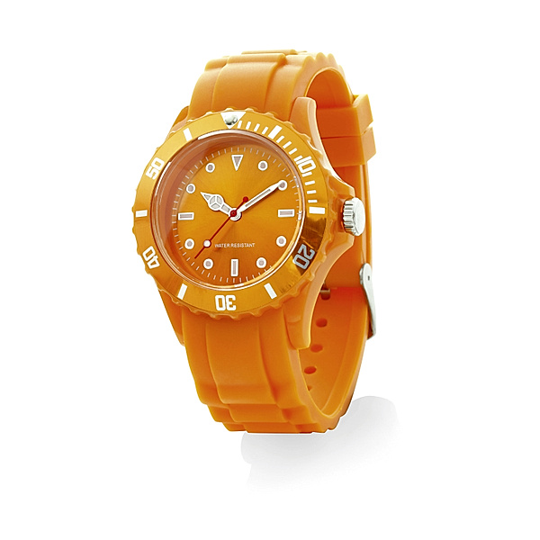 Armbanduhr Trendy-Watch (Farbe: orange)
