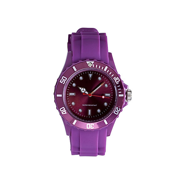 Armbanduhr Trendy-Watch (Farbe: violett)