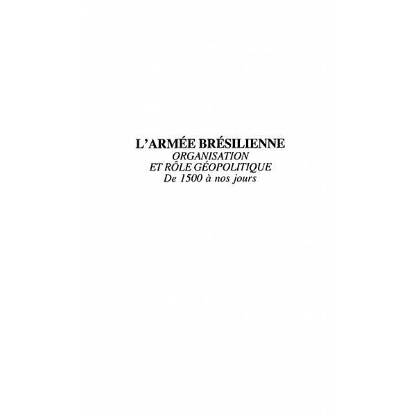 Armee bresilienne l' / Hors-collection, Prost Catherine