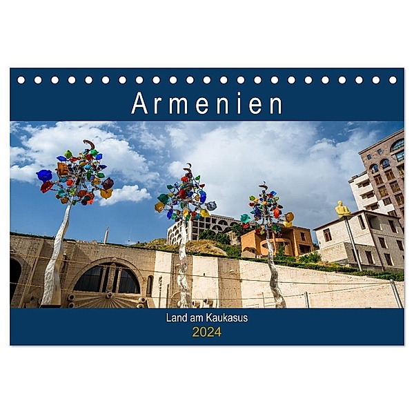 Armenien - Land am Kaukasus (Tischkalender 2024 DIN A5 quer), CALVENDO Monatskalender, Margret Rath Photography