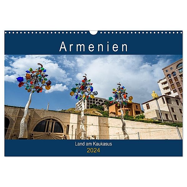 Armenien - Land am Kaukasus (Wandkalender 2024 DIN A3 quer), CALVENDO Monatskalender, Margret Rath Photography