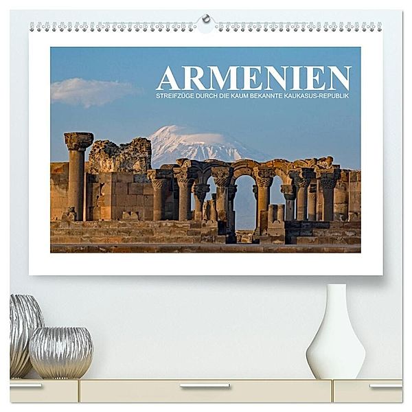 Armenien - Streifzüge durch die kaum bekannte Kaukasus-Republik (hochwertiger Premium Wandkalender 2025 DIN A2 quer), Kunstdruck in Hochglanz, Calvendo, Christian Hallweger