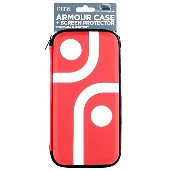 Armour Case + Screen Protector for Switch - Red