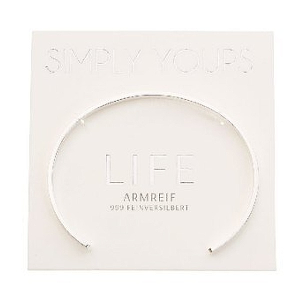 Armreif - Simply yours - 999 feinversilbert - Life, Crystals