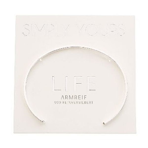 Armreif - Simply yours - 999 feinversilbert - Life, Crystals