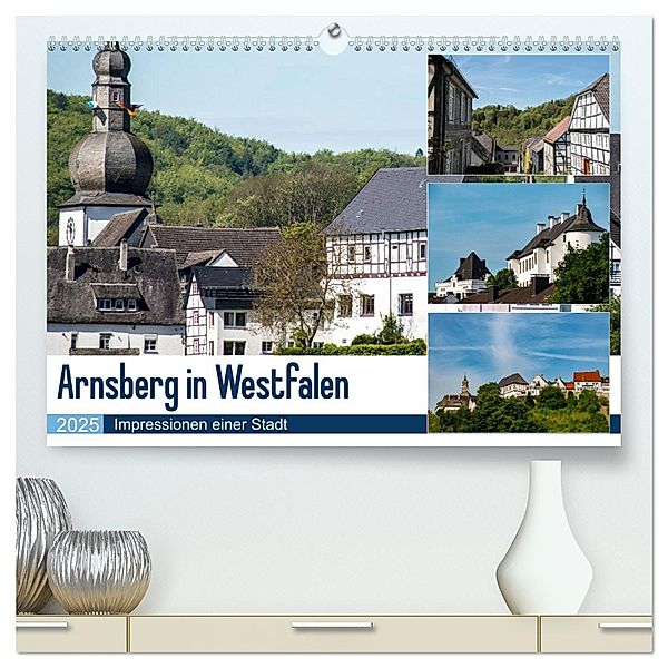 Arnsberg in Westfalen (hochwertiger Premium Wandkalender 2025 DIN A2 quer), Kunstdruck in Hochglanz, Calvendo, Christof Möller