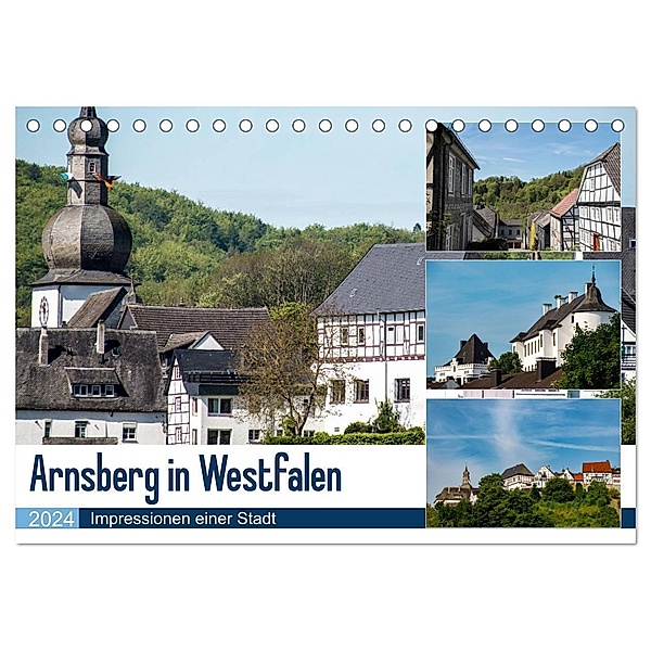 Arnsberg in Westfalen (Tischkalender 2024 DIN A5 quer), CALVENDO Monatskalender, Christof Möller
