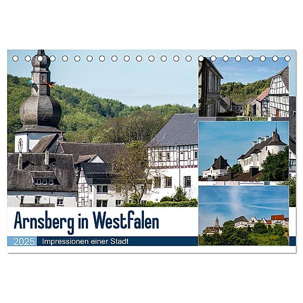 Arnsberg in Westfalen (Tischkalender 2025 DIN A5 quer), CALVENDO Monatskalender, Calvendo, Christof Möller