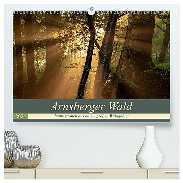 Arnsberger Wald (hochwertiger Premium Wandkalender 2024 DIN A2 quer), Kunstdruck in Hochglanz, Dr. Franz Josef Hering