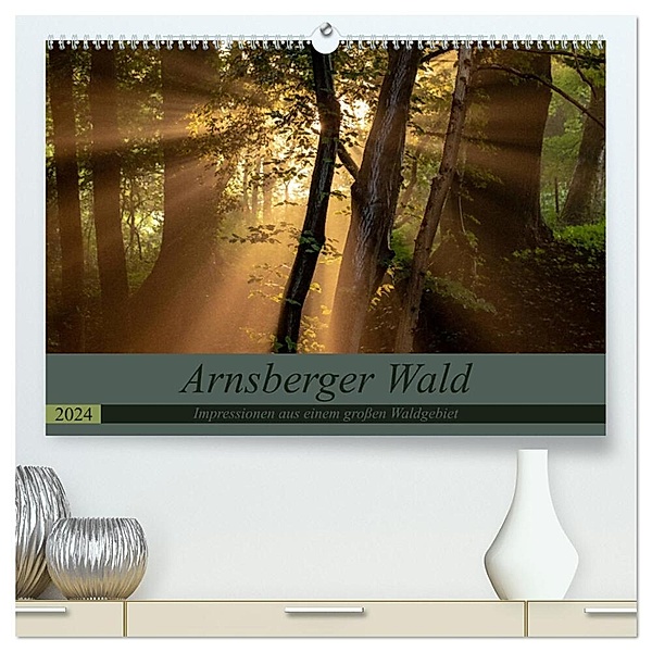 Arnsberger Wald (hochwertiger Premium Wandkalender 2024 DIN A2 quer), Kunstdruck in Hochglanz, Dr. Franz Josef Hering