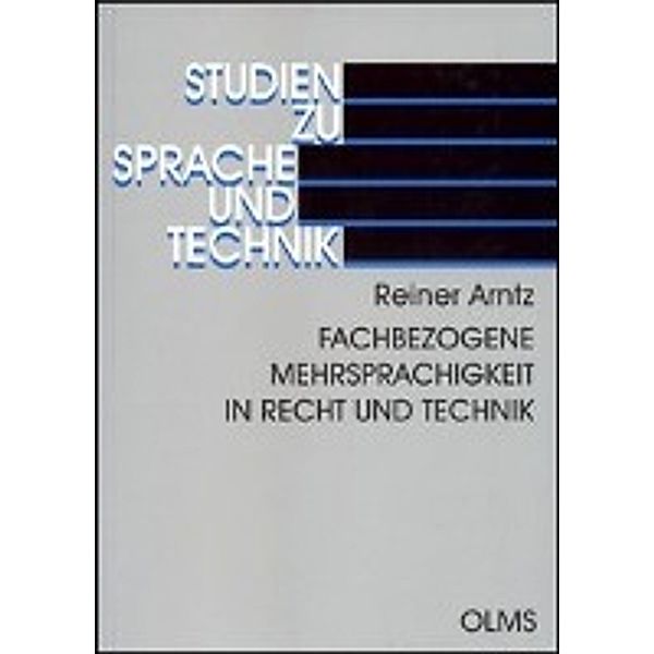 Arntz, R: Fachbezogene Mehrsprachigkeit in Recht und Technik, Reiner Arntz