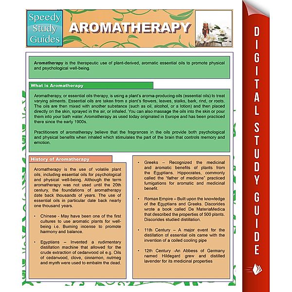 Aromatherapy (Speedy Study Guides) / Speedy Publishing Books, Speedy Publishing