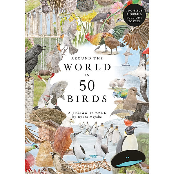 Laurence King Verlag GmbH Around the World in 50 Birds, Mike Unwin