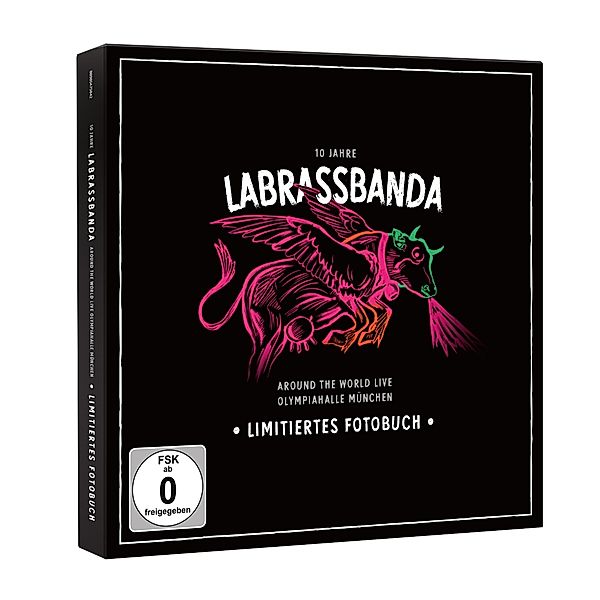 Around The World Live Olympiahalle München - 10 Jahre LaBrassBanda (Limitiertes Fotobuch inkl. CD, 2 DVDs, Blu-ray), Labrassbanda