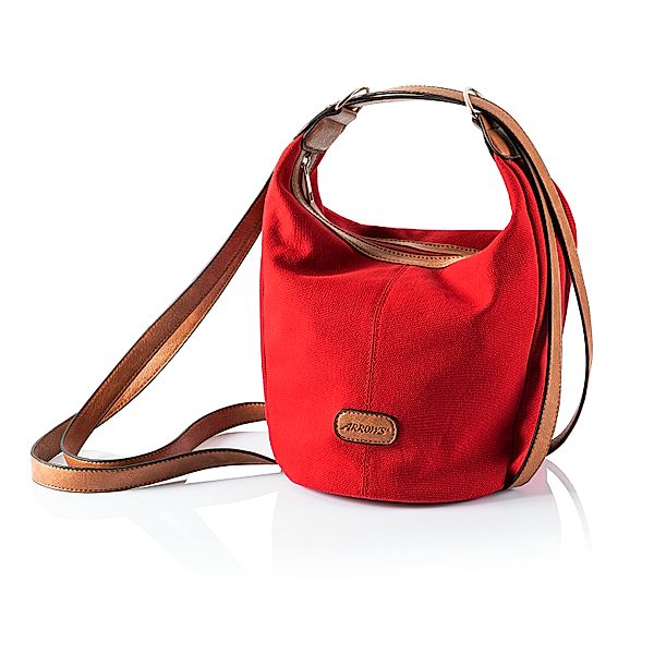 Arrows Schulter- und Rucksacktasche Emmi, Canvas (Farbe: rot)