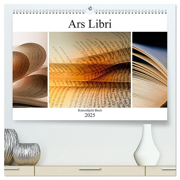Ars Libri - Kunstwerk Buch (hochwertiger Premium Wandkalender 2025 DIN A2 quer), Kunstdruck in Hochglanz, Calvendo, Marion Krätschmer