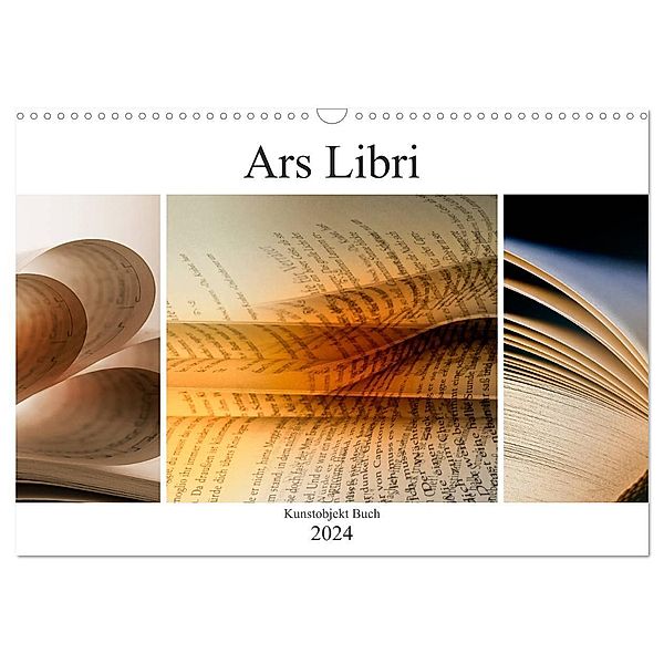 Ars Libri - Kunstwerk Buch (Wandkalender 2024 DIN A3 quer), CALVENDO Monatskalender, Marion Krätschmer