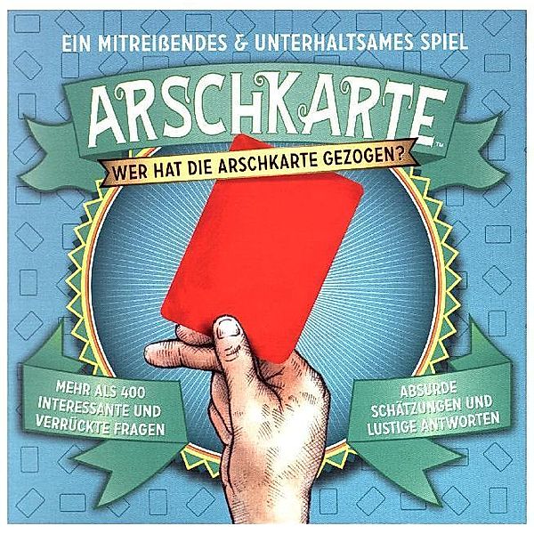 Kylskapspoesi, Pegasus Spiele Arschkarte - Wer hat die Arschkarte gezogen? (Kartenspiel)