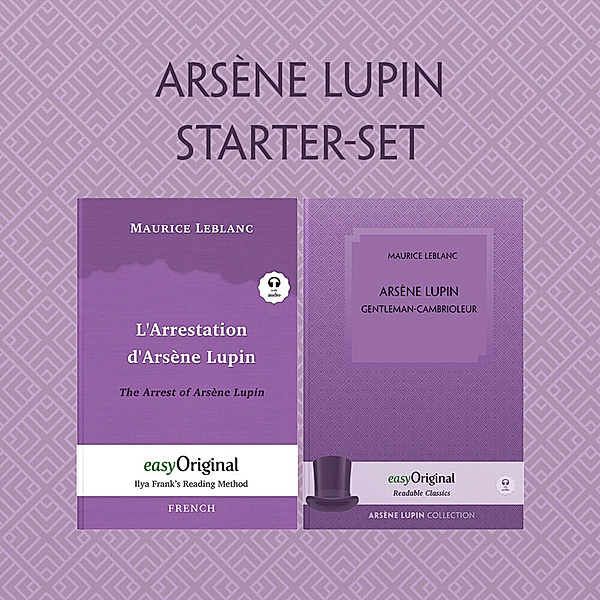 Arsène Lupin (with 3 MP3 audio-CDs) - Starter-Set - French-English, m. 3 Audio-CD, m. 2 Audio, m. 2 Audio, 2 Teile, Maurice Leblanc