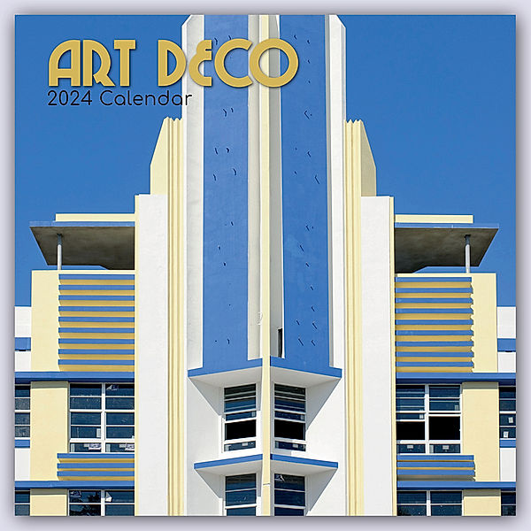 Art Deco - Kunst 2024 - 16-Monatskalender, The Gifted Stationery Co. Ltd