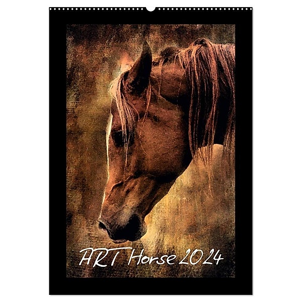 Art Horse 2024 (Wandkalender 2024 DIN A2 hoch), CALVENDO Monatskalender, Sabine Peters
