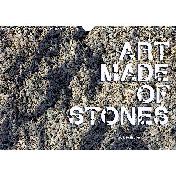 Art made of Stones (Wall Calendar 2017 DIN A4 Landscape), Udo Haafke