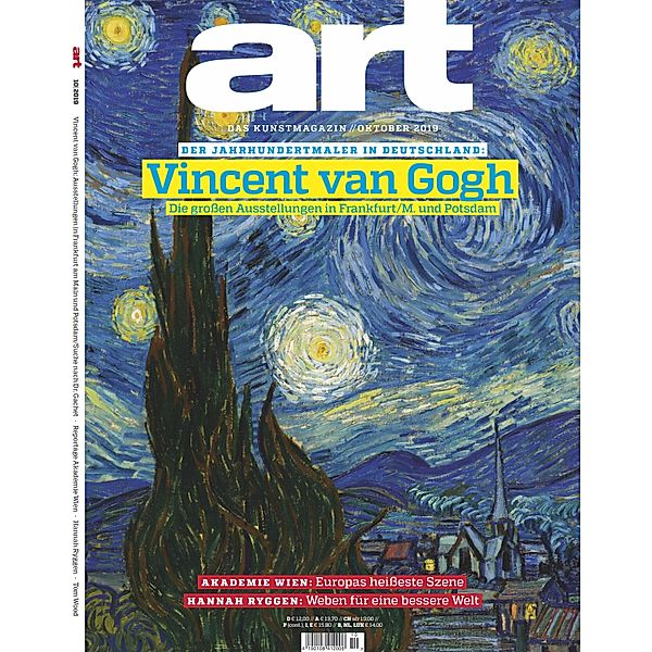 Art Magazin 10/2019 - Vincent van Gogh / Art Magazin Bd.10, Art Redaktion