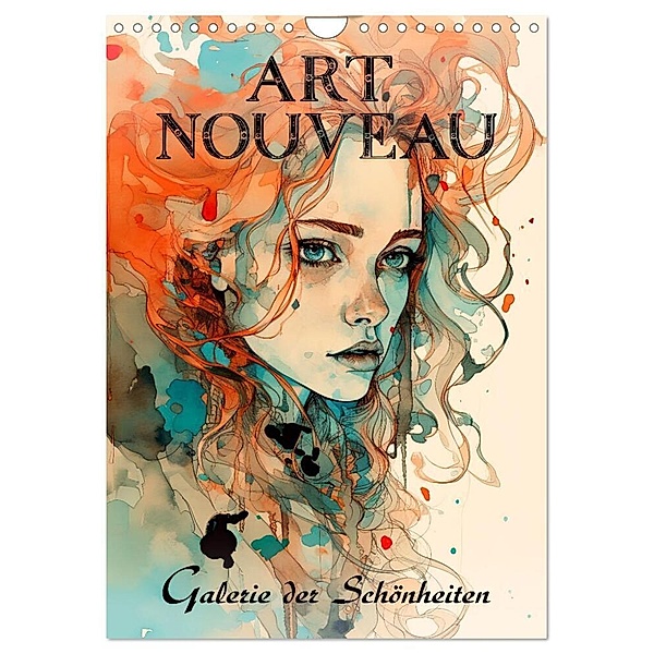 Art Nouveau - Galerie der Schönheiten (Wandkalender 2024 DIN A4 hoch), CALVENDO Monatskalender, Erich Krätschmer