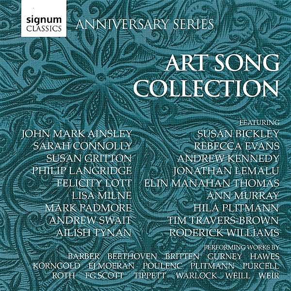 Art Song Collection, Padmore, Burnside, Ainsley, Filsell