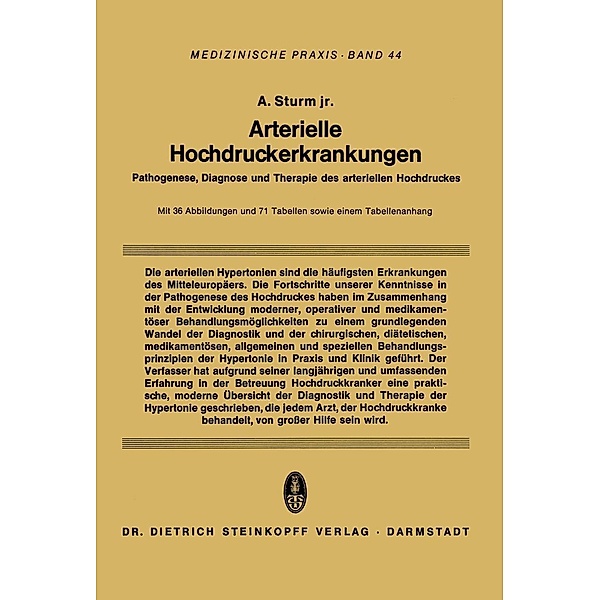 Arterielle Hochdruckerkrankungen / Medizinische Praxis Bd.44, Alexander Sturm