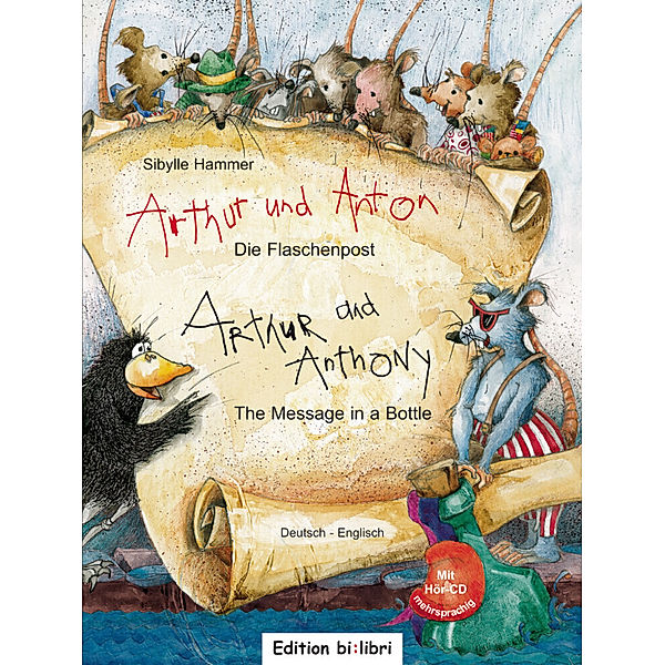 Arthur und Anton: Die Flaschenpost, Deutsch-Englisch, Sibylle Hammer