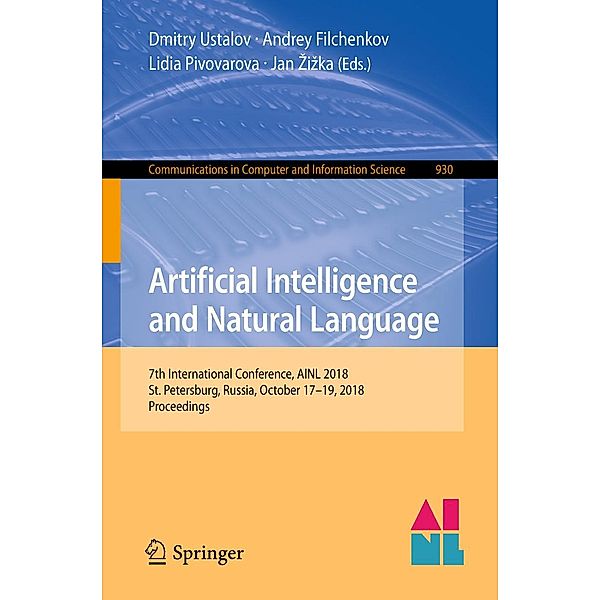 Artificial Intelligence and Natural Language / Communications in Computer and Information Science Bd.930