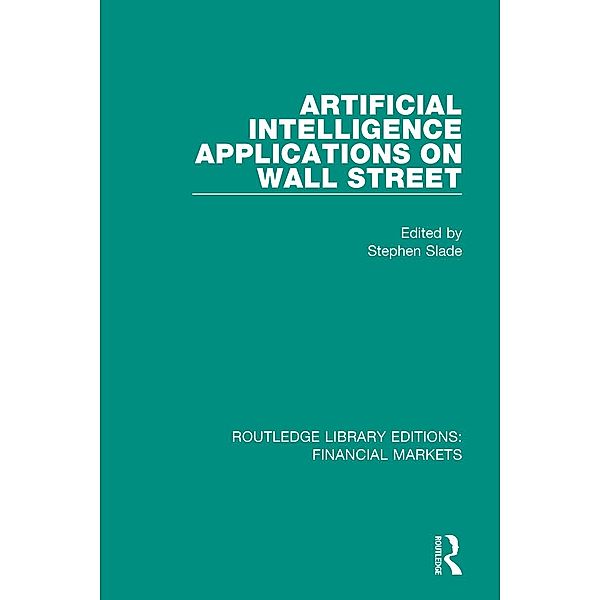 Artificial Intelligence Applications on Wall Street