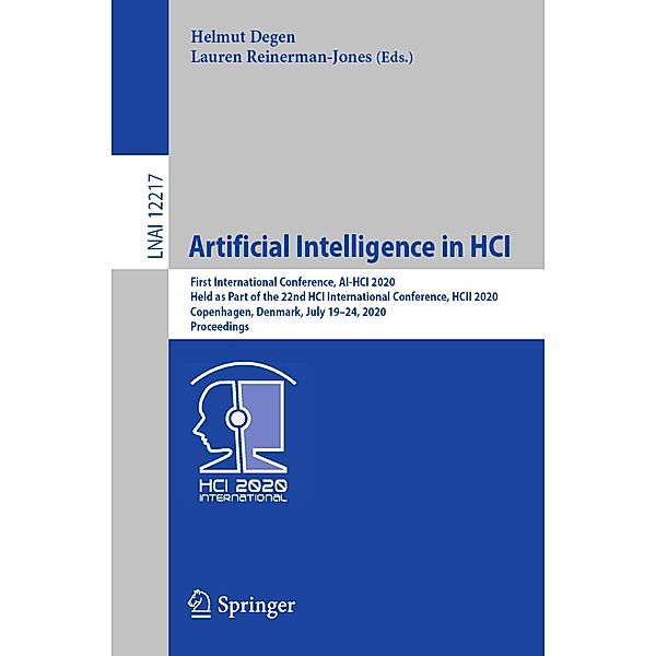 Artificial Intelligence in HCI / Lecture Notes in Computer Science Bd.12217