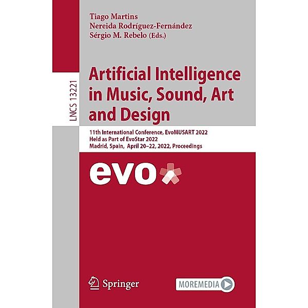 Artificial Intelligence in Music, Sound, Art and Design / Lecture Notes in Computer Science Bd.13221