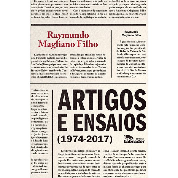 Artigos e ensaios (1974 - 2017), Raymundo Magliano Filho