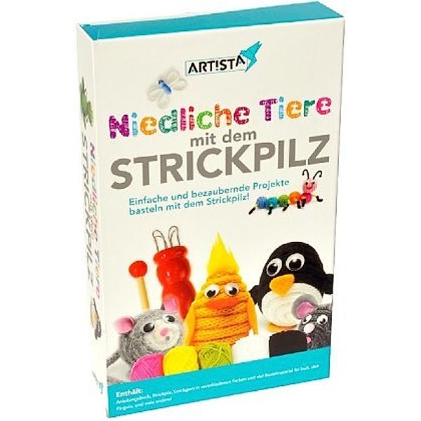 Artista Niedliche Tiere mit dem Strickpilz