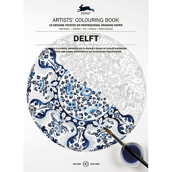 Artists' Colouring Book Delft Blue, Pepin van Roojen
