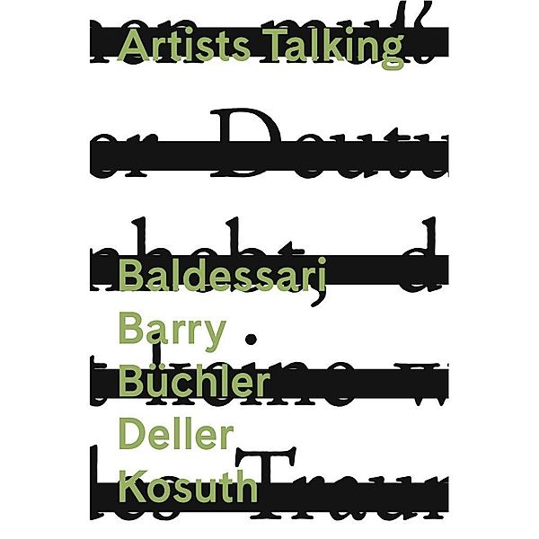 Artists Talking: Conceptual Art Baldessari Barry Büchler Deller Kosuth, 1 DVD-Video