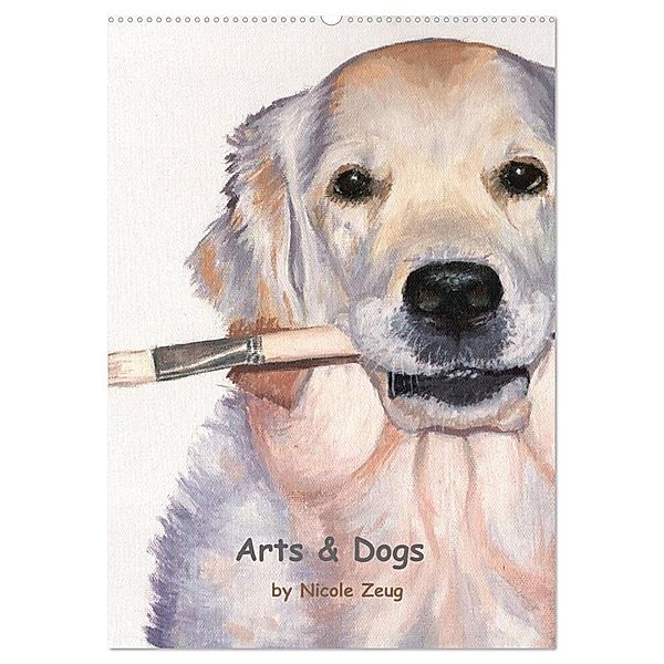 Arts & Dogs (Wandkalender 2024 DIN A2 hoch), CALVENDO Monatskalender, Nicole Zeug