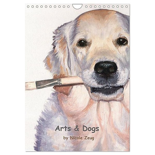 Arts & Dogs (Wandkalender 2025 DIN A4 hoch), CALVENDO Monatskalender, Calvendo, Nicole Zeug