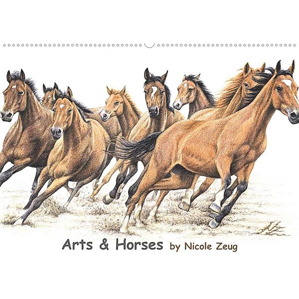 Arts & Horses (Wandkalender 2023 DIN A2 quer), Nicole Zeug