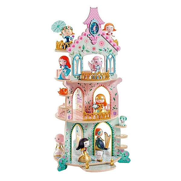 Djeco Arty Toys Puppenhaus ZE PRINCESS TOWER in bunt
