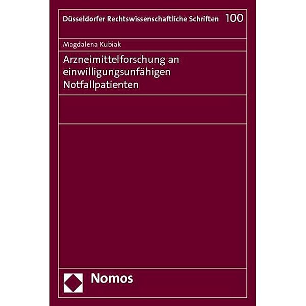 Arzneimittelforschung an einwilligungsunfähigen Notfallpatienten, Magdalena Kubiak