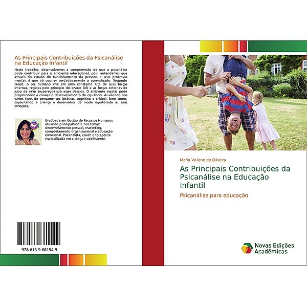 As Principais Contribuições da Psicanálise na Educação Infantil, Maria Valiene de Oliveira