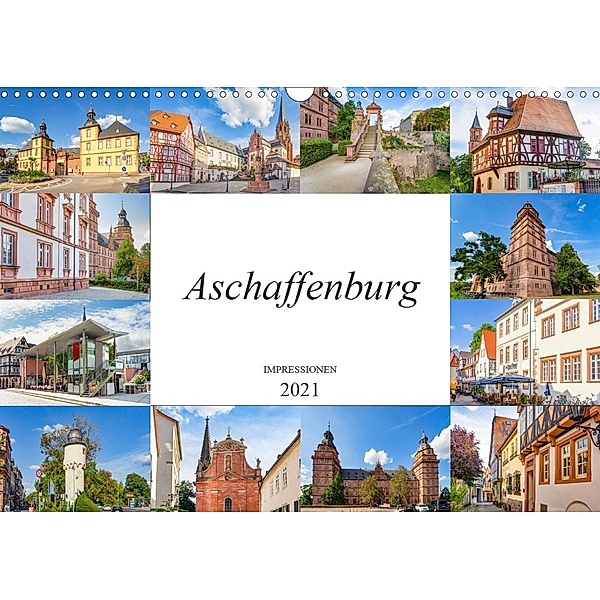 Aschaffenburg Impressionen (Wandkalender 2021 DIN A3 quer), Dirk Meutzner